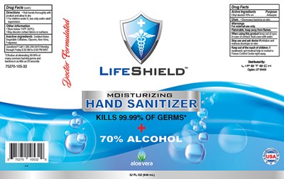 32 Oz Lifeshield Hand Sanitizer Eth 70 Pump